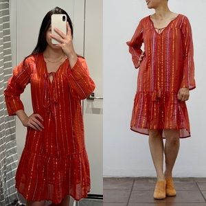 Apiece Apart Mesa Dress in Laquer Fez Stripe